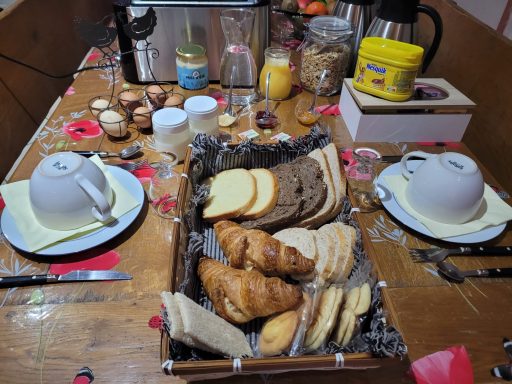 petit déjeuner offert 
